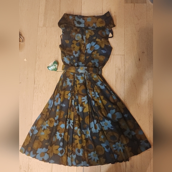 🐕VIintage 1950s Dress from France Old New Stock Junior 5 - Picture 4 of 5